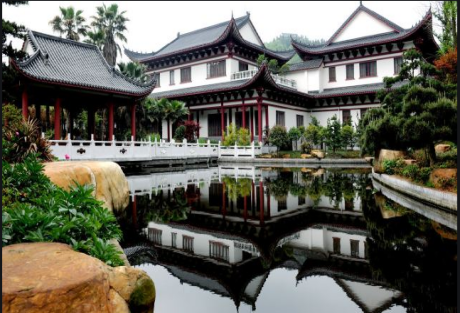 湘潭大观园内亭台楼阁 湘潭大观园内亭台楼阁